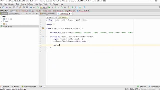 Kotlin with Android -9.Display data into a GridView смотреть онлайн