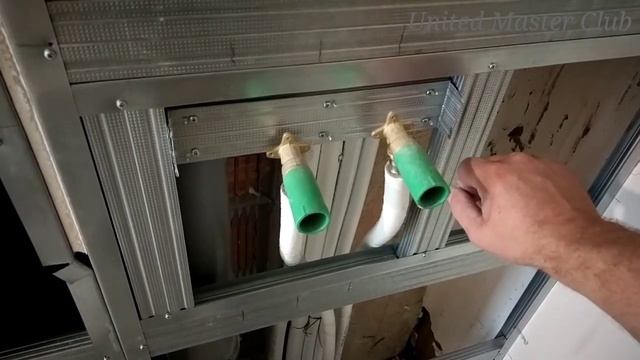 как закрепить водорозетки на стене из гипсокартона. Очень простой каркас. смотреть онлайн
