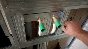 как закрепить водорозетки на стене из гипсокартона. Очень простой каркас.