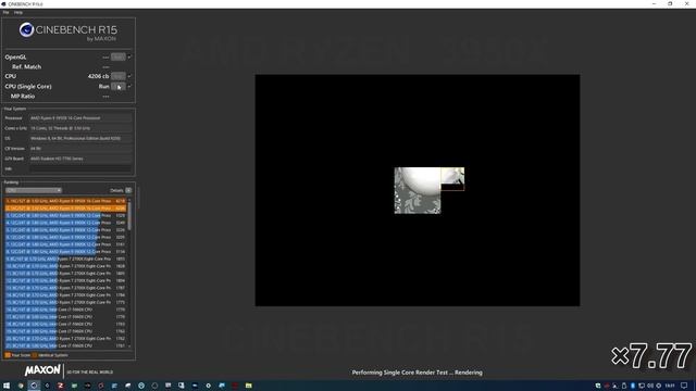 AMD RYZEN 3950X+B450 CINEBENCH R15 смотреть онлайн