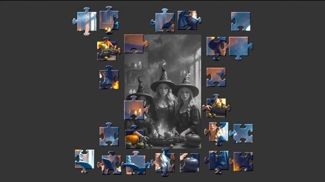 Halloween Jigsaw Puzzles смотреть онлайн
