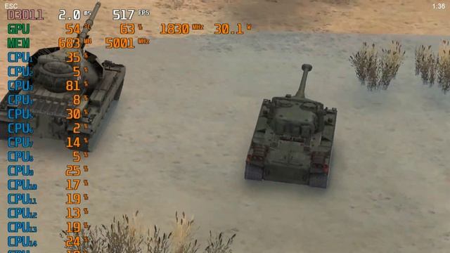 wot in 2022 on Nvidia Quadro T400 _ (Windows 10) смотреть онлайн