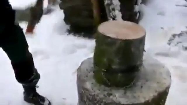 Как легко и быстро колоть дрова смотреть онлайн