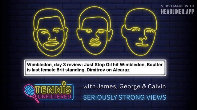 Wimbledon, day 3 review: Just Stop Oil hit Wimbledon, Boulter is last female Brit standing,... смотреть онлайн