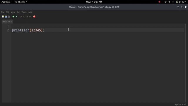 TypeError: object of type 'int' has no len() | Fix| Python For Beginners | Amol Blog Python | Hindi смотреть онлайн