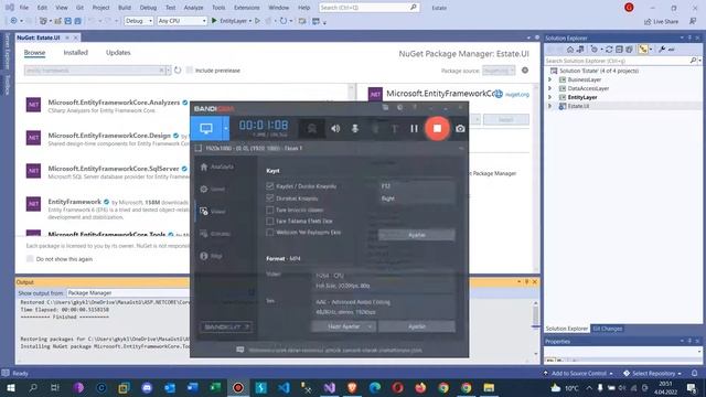 .Net Core 5.0 ile Emlak Sitesi - Entity Framework Core Paketleri Kurulması смотреть онлайн