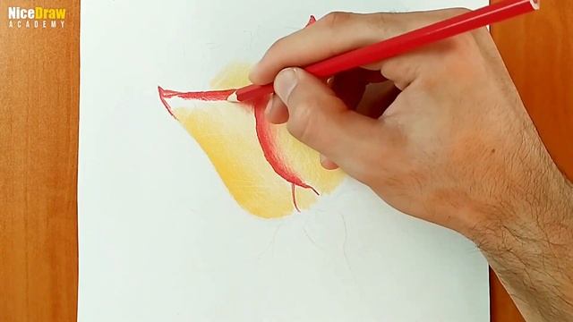 Rose Drawing: How To Draw a ROSE with Colored Pencils | Pencil Colour Drawing Tutorial смотреть онлайн