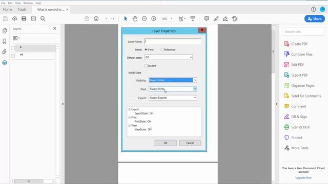 How to remove layers from PDF file using Adobe Acrobat Pro DC смотреть онлайн