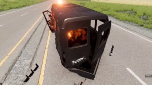 ОГОНЬ НА ПОРАЖЕНИЕ! ГРАНАТОМЁТ ПРОТИВ ГРАБИТЕЛЕЙ | BeamNG.drive