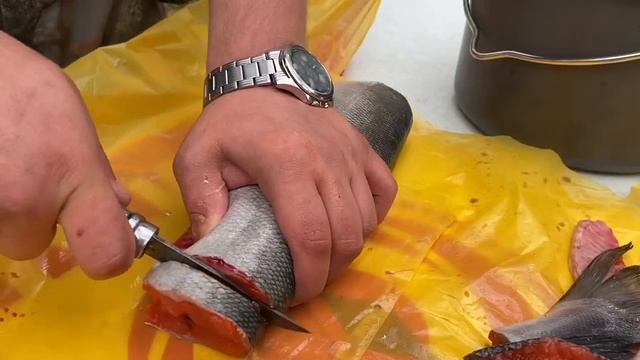 Жарим Кету , простой и вкусный рецепт ? смотреть онлайн