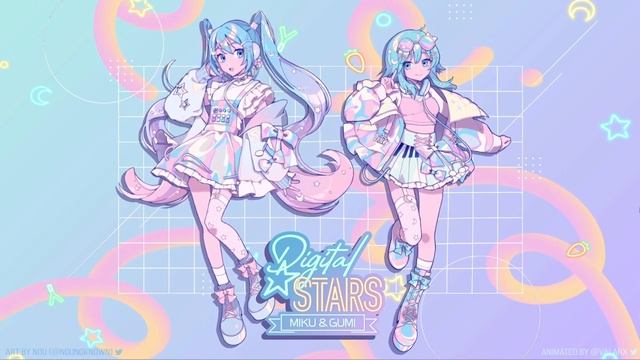Hatsune Miku & Gumi [Live Wallpaper] смотреть онлайн
