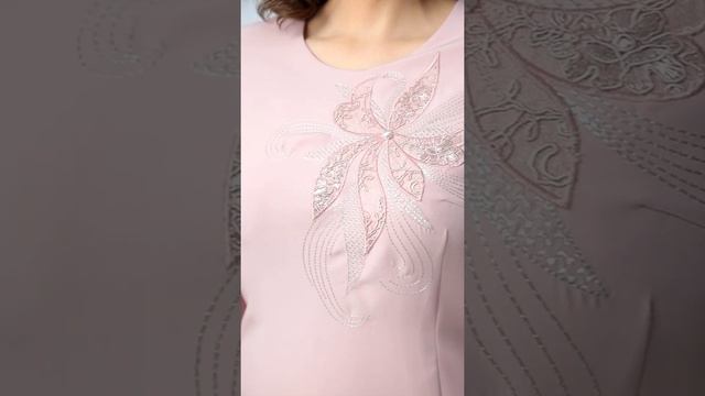 Нарядное платье Асолия 2567/1 пепел розы смотреть онлайн