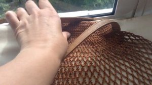 Авоська крючком  Кошка-паук Долой пластиковые пакеты! Вяжем авоську крючком!