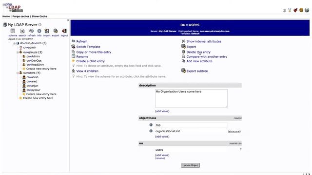 how to add ldap user groups in openldap phpldapadmin смотреть онлайн