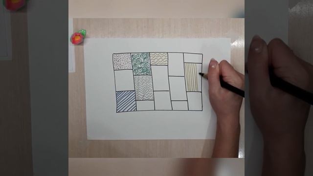 Рисуем коврик ✍ Рисуем фломастерами. Рисуем дома. Точка. Линия. Пятно. Графика смотреть онлайн