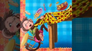 Мартышка за обедом