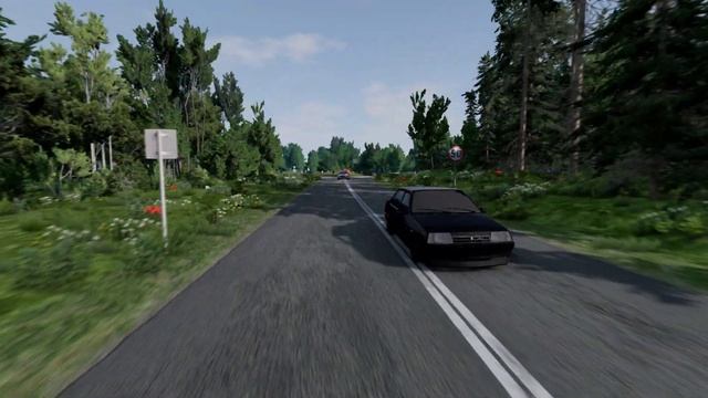 BeamNG.drive skoda octavia и ВАЗ-21099 "доездился" смотреть онлайн