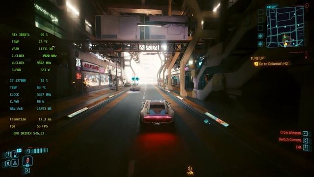 Cyberpunk | 2077 FSR 3 FG MOD | RTX 3080 Ti | i7 13700K | Ultra Settings l 4K l смотреть онлайн