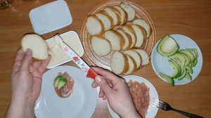бутерброды из горбуши с авокадо  Закуска на Новогодний стол 2018