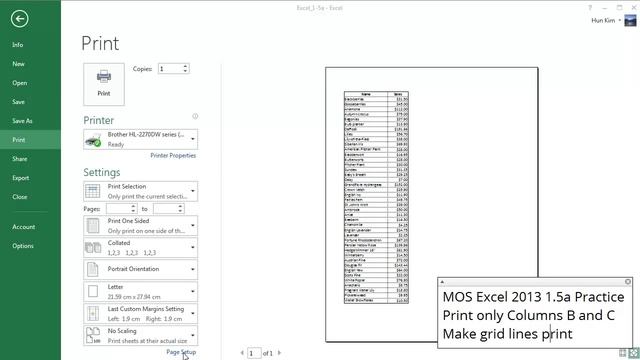 MOS Excel 2013 1.5a Certification Practice (77-882) смотреть онлайн