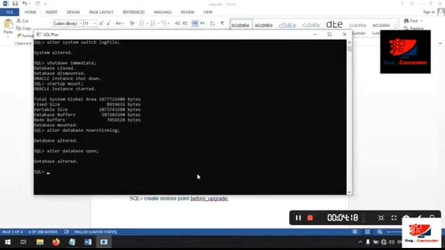9-Backup_RMAn And RestorePoint-ORACLE смотреть онлайн