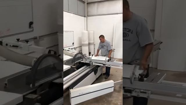 panel saw MJ6132TA working at customer factory смотреть онлайн