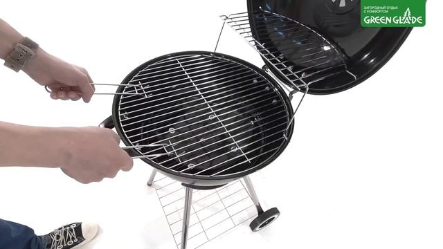 Обзор гриля-барбекю Green Glade AC18 смотреть онлайн