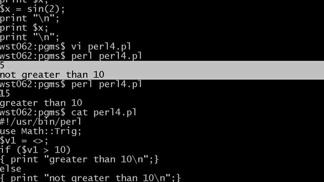 Perl 4 Control Structures смотреть онлайн