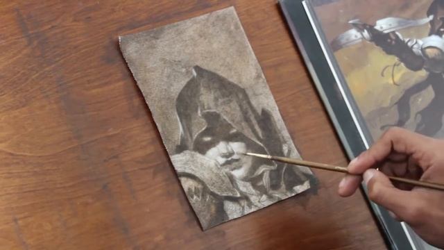 Timelapse Oil Painting: Brom Oil Sketch смотреть онлайн