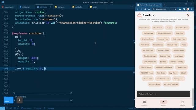Build a Recipe App with Vanilla JavaScript смотреть онлайн