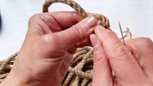 Джутовая корзина своими руками. Три способа сплести корзину из джута. смотреть онлайн