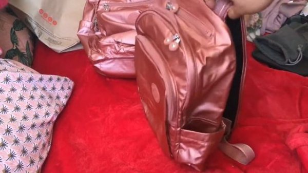 Kipling SEOUL and Kipling DELIA Backpack ( rouge metallic rust)| Quick unboxing Kipling