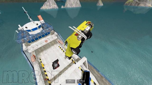 High Speed Jumps! Throwing Cars Against Boats #48! BeamNG drive Compilation! Beam NG Crashes! Mods! смотреть онлайн