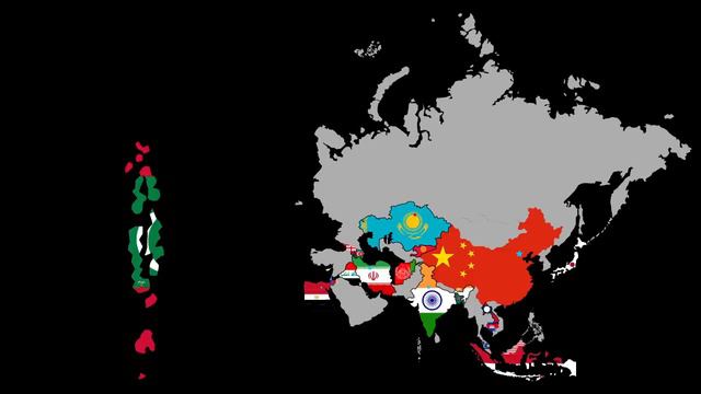 Countries of Asia - All Country Names and Capital Cities | Continents of the World смотреть онлайн