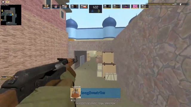 NEW COUNTER BLOX looks like CSGO (FOV) смотреть онлайн