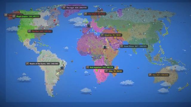 1000+ Years of Humans Resettlement - WorldBox Timelapse смотреть онлайн