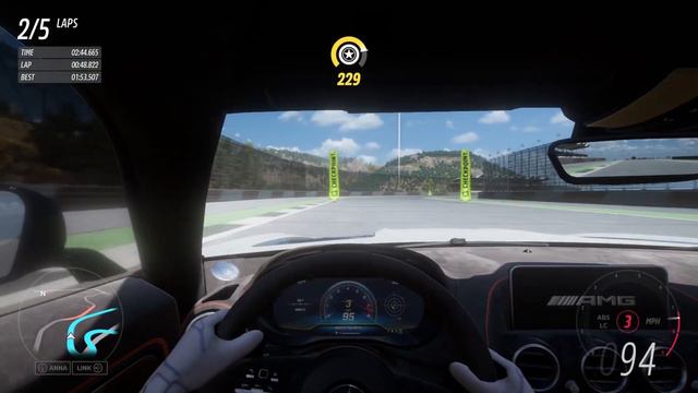 Forza Horizon 5 Amg GT Black Series Silver Stone Circuit Gameplay (Share Code In The Description) смотреть онлайн