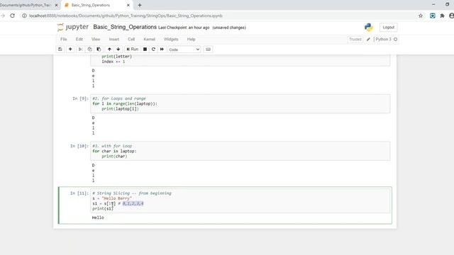 Basic String Operations || Python || смотреть онлайн
