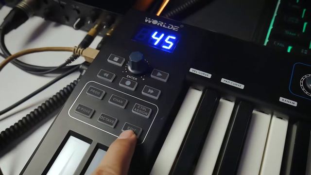 UNBOXING & REVIEW Midi Controller Murah - WORLDE Blue Whale 49 смотреть онлайн