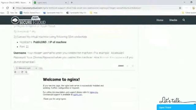 Secured Nginx on Ubuntu 16-04 LTS - Deploy on Azure , AWS and Google Cloud Platform. смотреть онлайн