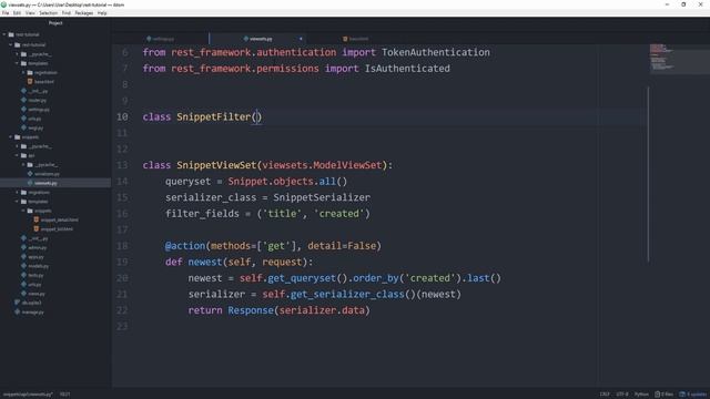 Django REST API Tutorial - Filtering System #4 (2018) смотреть онлайн