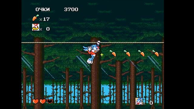 прохождение игр на sega (Tiny Toon Adventures) Часть 1 смотреть онлайн