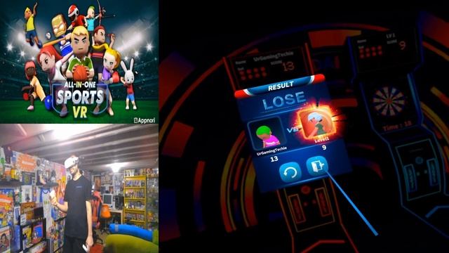 All In One Sports VR Oculus Quest 2 Gameplay + Impressions - Darts, Archery, Bowling, and More! смотреть онлайн