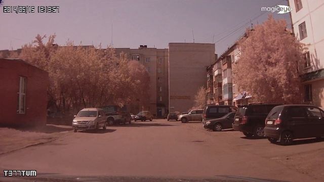 Пример дневной съемки + IR подсветка KAPKAM Q2 смотреть онлайн