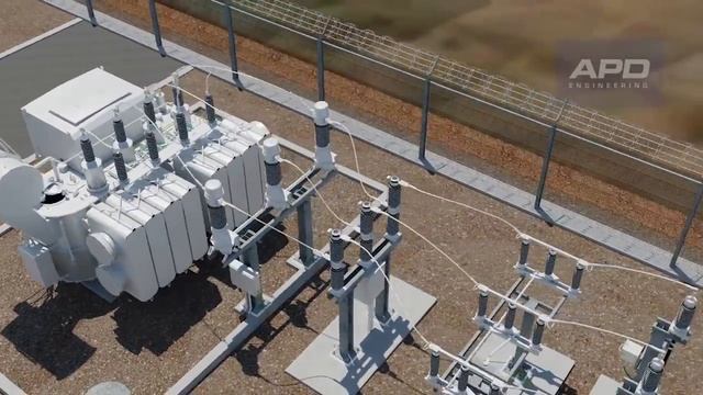 Power Substation Western Australia 3D Model v2 смотреть онлайн