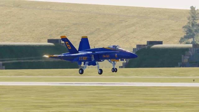 DCS Updated Ground Effect Low Transition смотреть онлайн