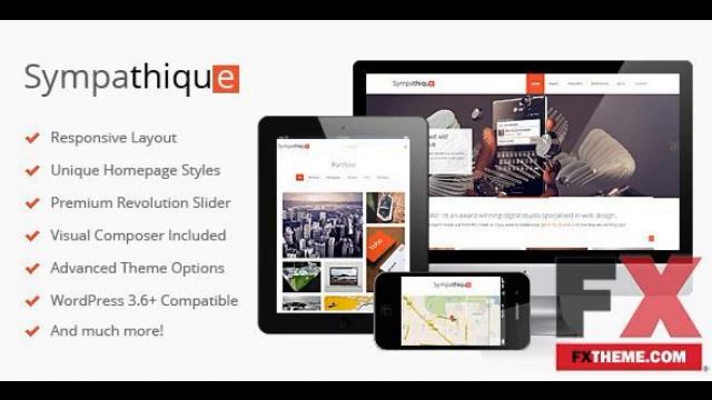 Responsive WordPress Theme Creative - WordPress by Lutfi Reginald смотреть онлайн