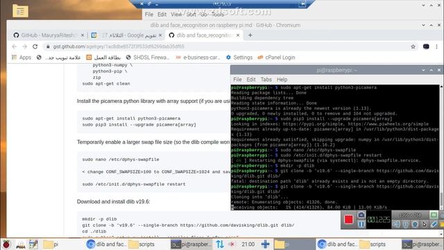 install library dlib and face recognition in MagicMirror using raspberry смотреть онлайн