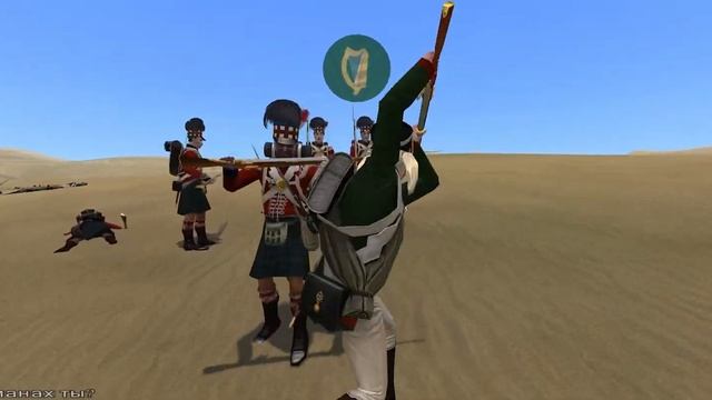 WARBAND: NAPOLEONIC WARS | ЛАЙНБАТЛ 13th Tagma vs 87th Irish смотреть онлайн