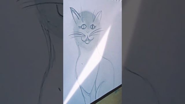 Как нарисовать кота | Рисование простым карандашом смотреть онлайн